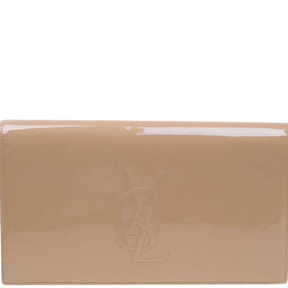 YSL patent leather clutch / pocketbook